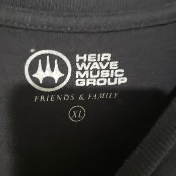 Heir Wave Music Group Black Long Sleeves Shirt XL - Picture 4 of 11